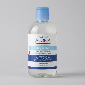 تونر پاک کننده صورت و چشم آردن آتوپیا مدل Dry Relief